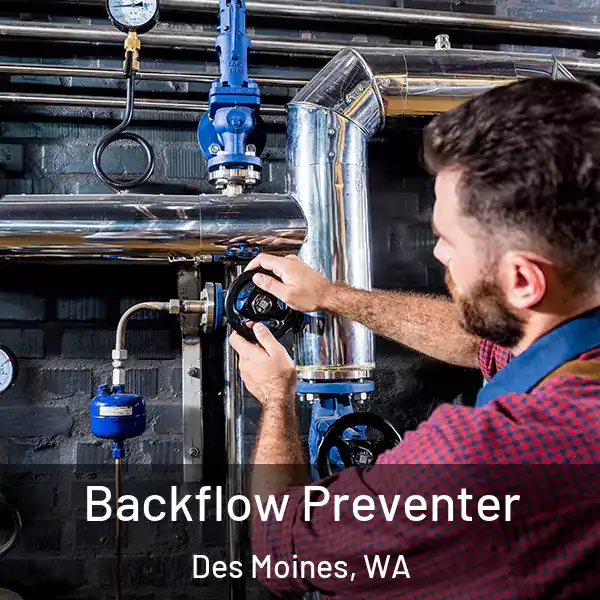  Backflow Preventer Des Moines, WA