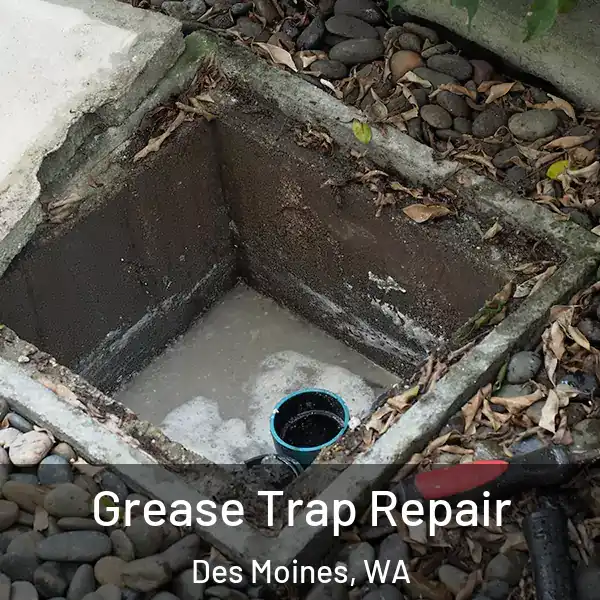  Grease Trap Repair Des Moines, WA