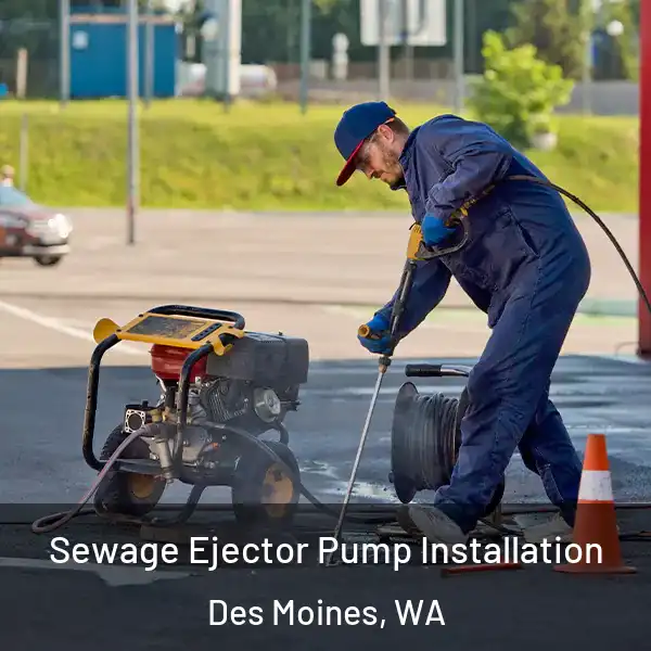  Sewage Ejector Pump Installation Des Moines, WA