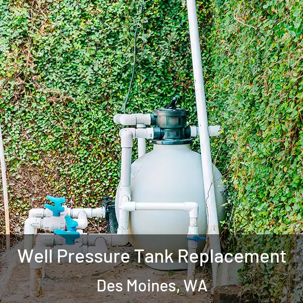  Well Pressure Tank Replacement Des Moines, WA